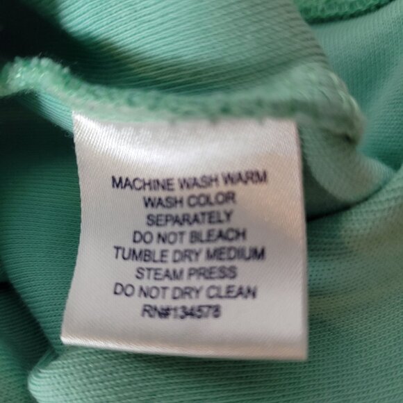 Vineyard Vines UNISEX Mint Green Half-Zip Pullover  Pima Cotton Whale Logo - Picture 9 of 12